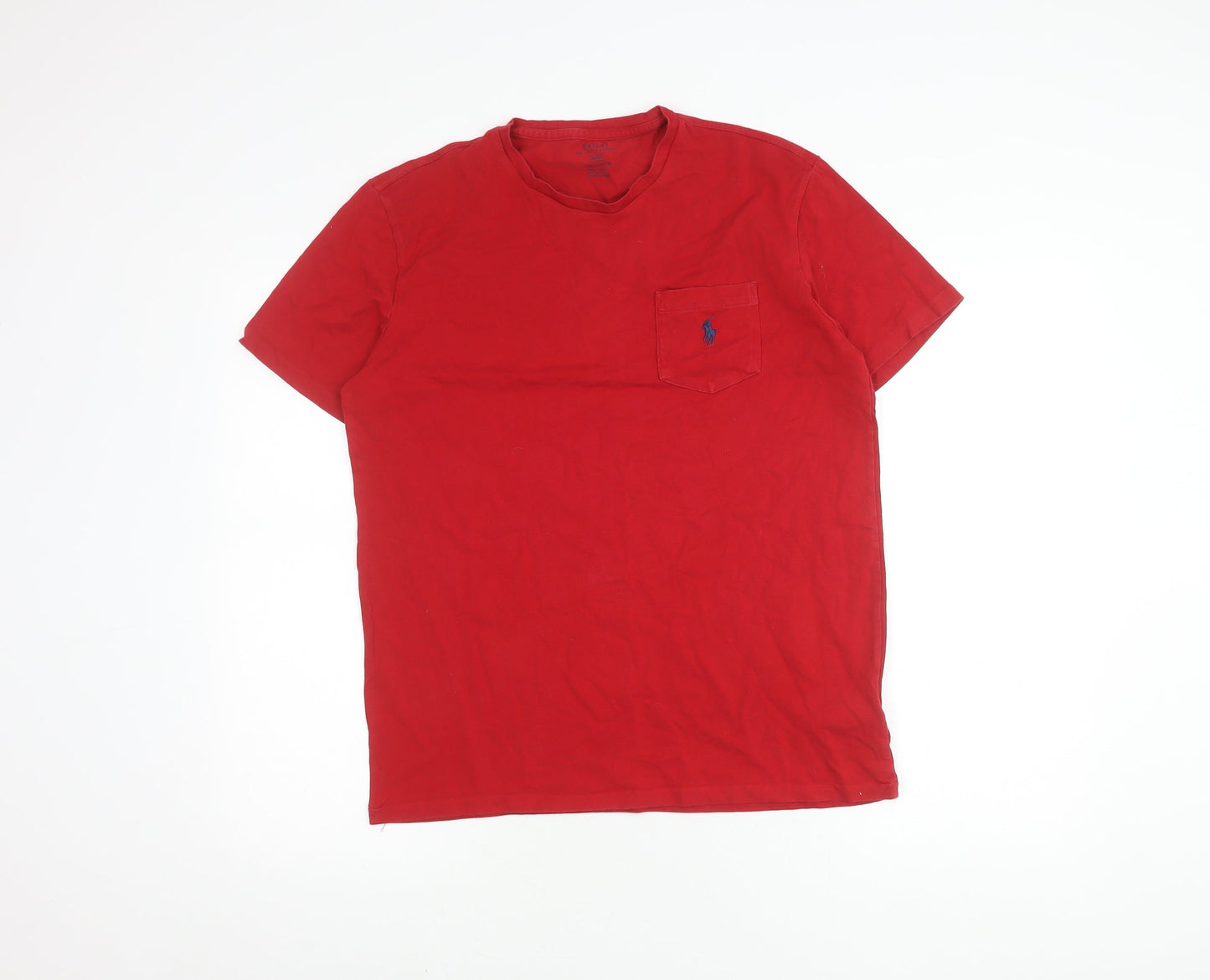 Polo Ralph Lauren Men's Red Crew Neck T-Shirt M