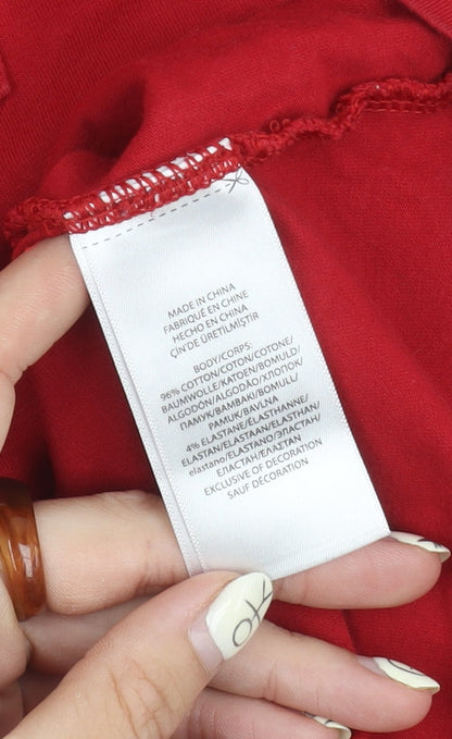 Polo Ralph Lauren Men's Red Crew Neck T-Shirt M