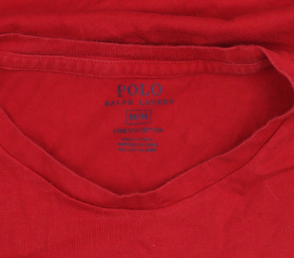 Polo Ralph Lauren Men's Red Crew Neck T-Shirt M