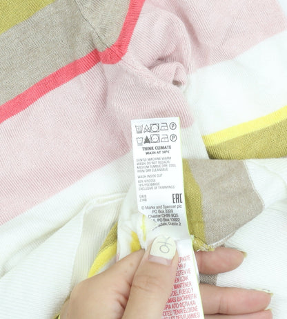 Womens UK Size 12 Marks and Spencer Multicoloured Cardigan Jumper