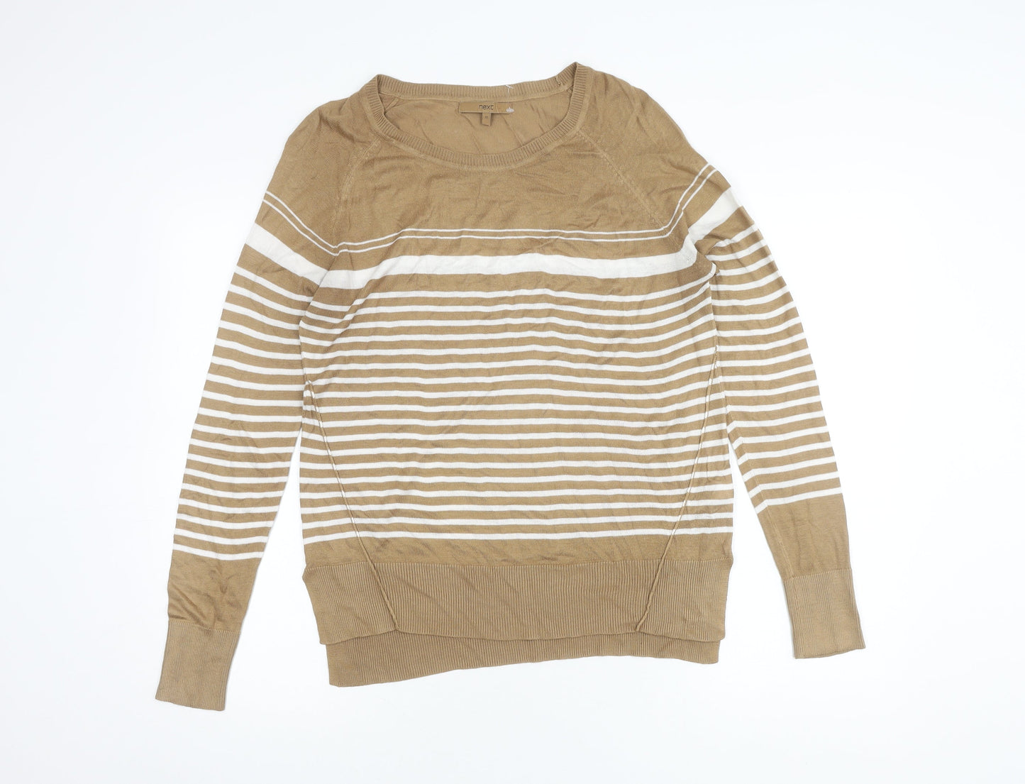 Womens UK Size 12 NEXT Beige Pullover Jumper
