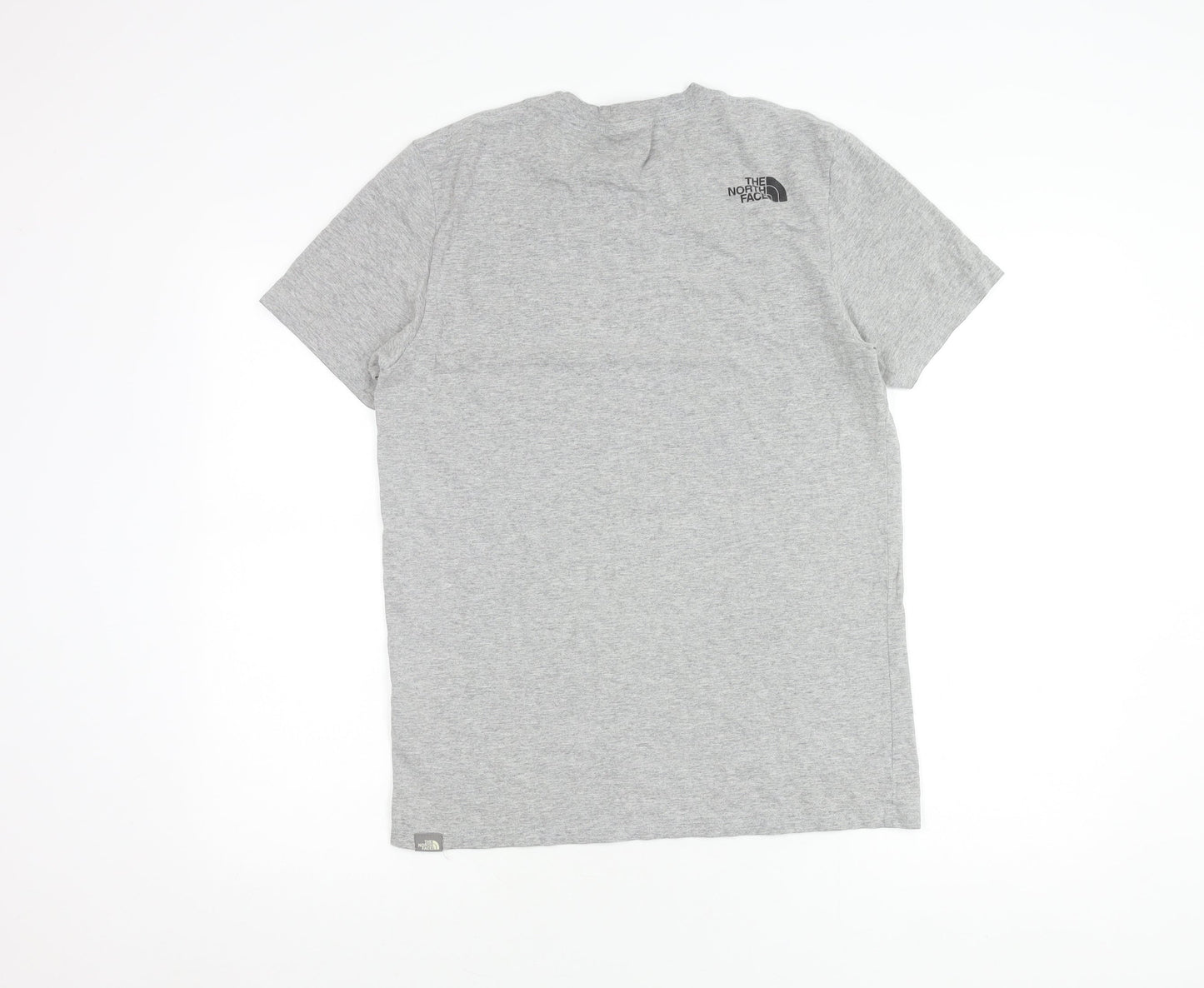 The North Face Men's Grey T-Shirt, Small, Cotton Blend