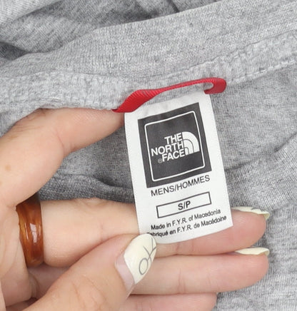 The North Face Men's Grey T-Shirt, Small, Cotton Blend