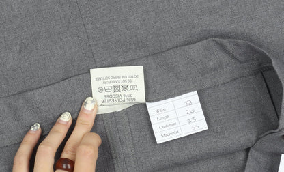 Brennand Schoolwear Grey Women's Pencil Skirt, Size 10