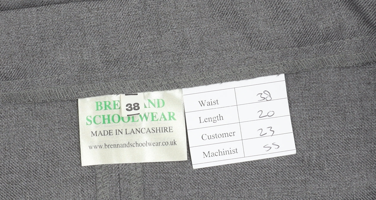 Brennand Schoolwear Grey Women's Pencil Skirt, Size 10