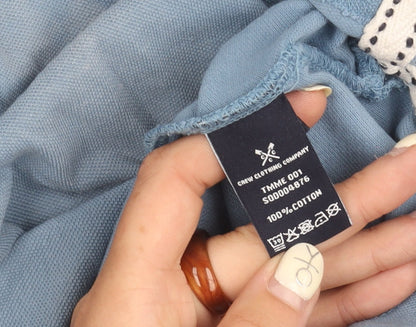 Crew Clothing Men's Blue Polo Shirt M - Stylish & Comfy