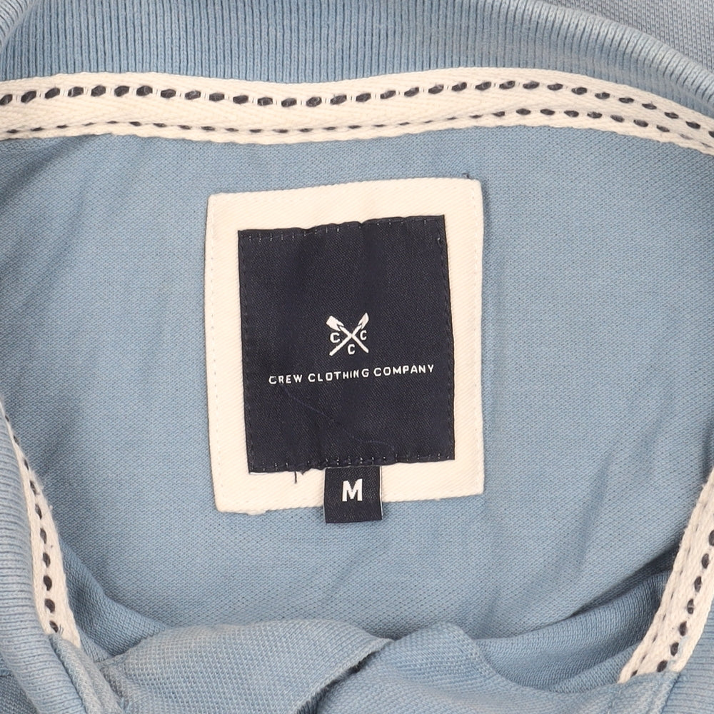 Crew Clothing Men's Blue Polo Shirt M - Stylish & Comfy
