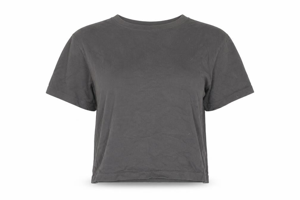 Womens UK Size XS H&M Grey Basic T-Shirt