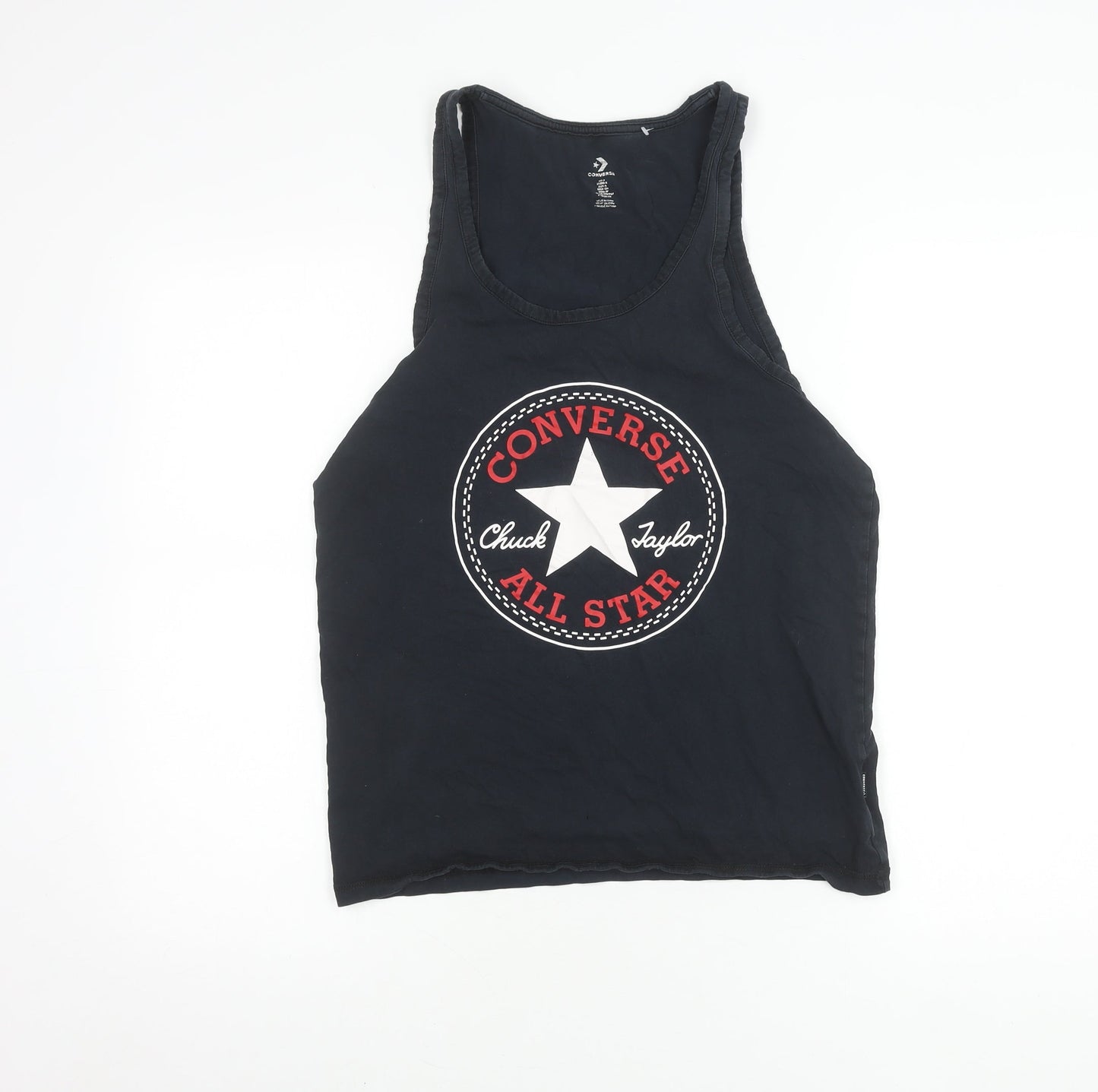 Mens UK Size S Converse Black  T-Shirt