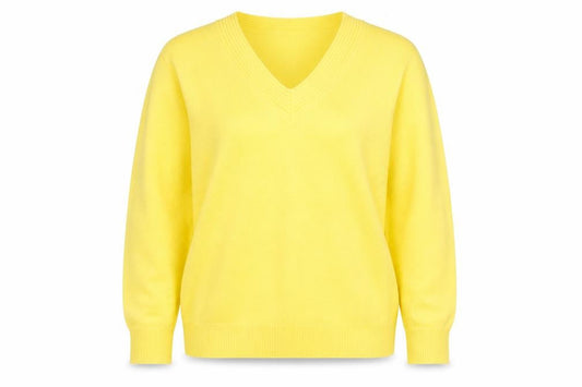 Womens UK Size XL Damart Yellow Pullover Jumper