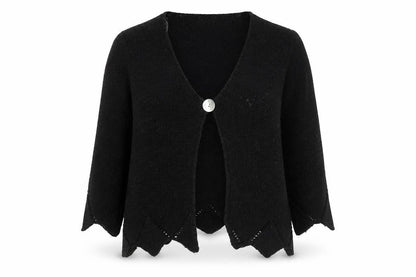 Womens UK Size 20 BHS Black Cardigan Jumper