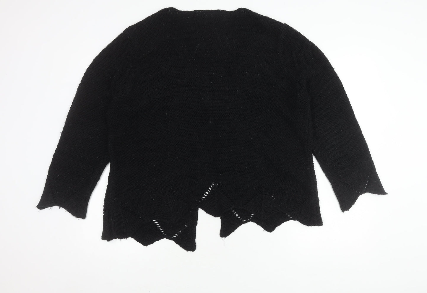 Womens UK Size 20 BHS Black Cardigan Jumper