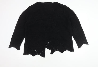 Womens UK Size 20 BHS Black Cardigan Jumper
