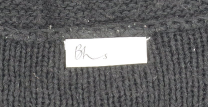 Womens UK Size 20 BHS Black Cardigan Jumper