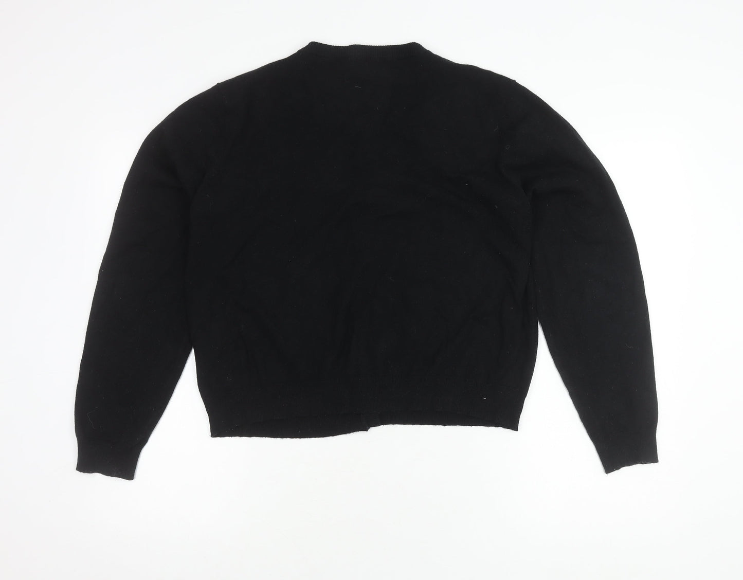 Womens UK Size 12 Brave Soul Black Cardigan Jumper