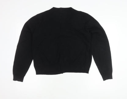 Womens UK Size 12 Brave Soul Black Cardigan Jumper