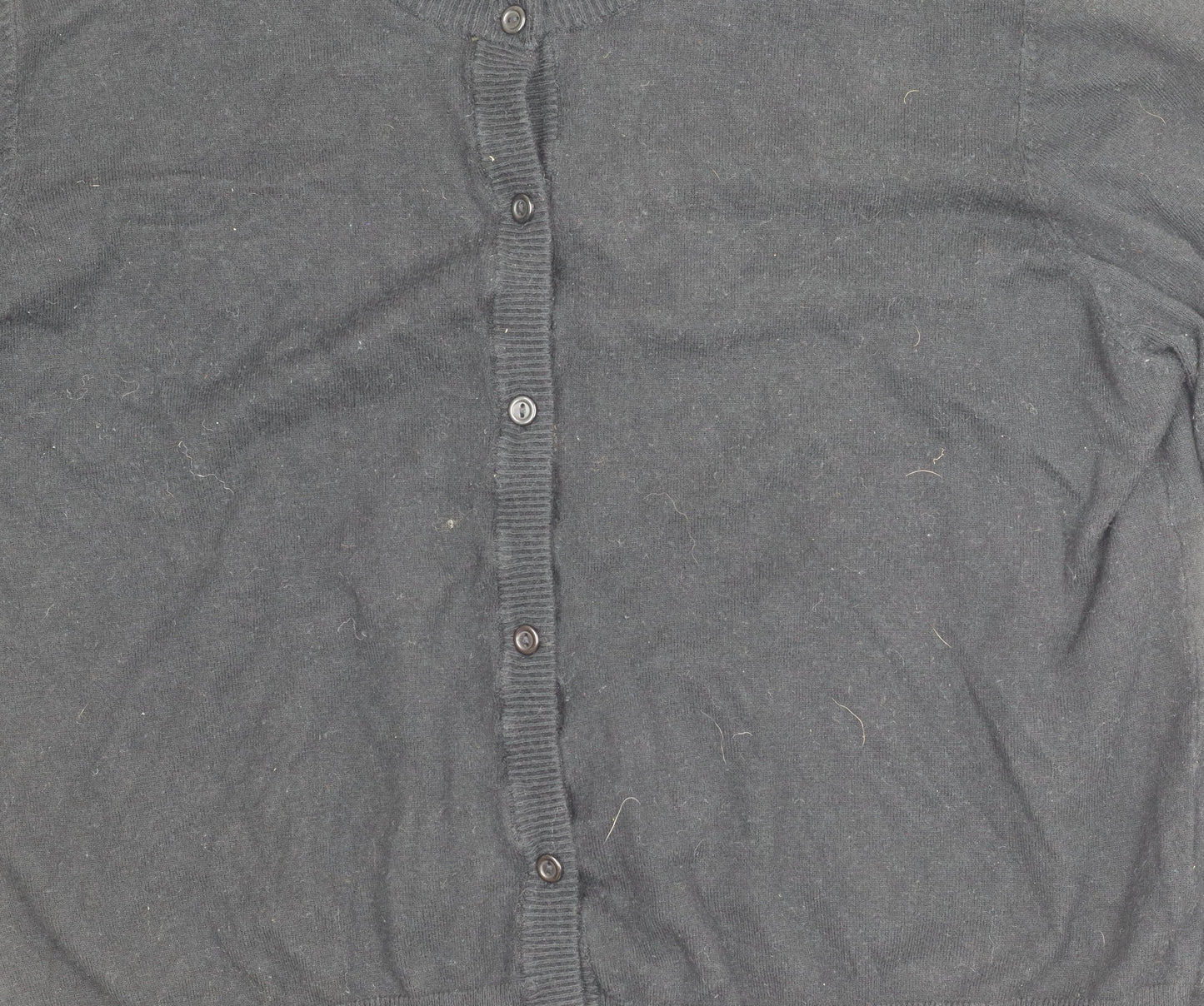 Womens UK Size 12 Brave Soul Black Cardigan Jumper