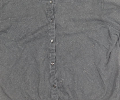 Womens UK Size 12 Brave Soul Black Cardigan Jumper