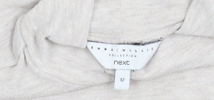 Womens UK Size 12 NEXT Beige  T-Shirt