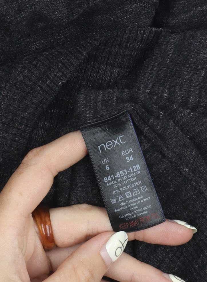 Womens UK Size 6 NEXT Black Pullover Jumper