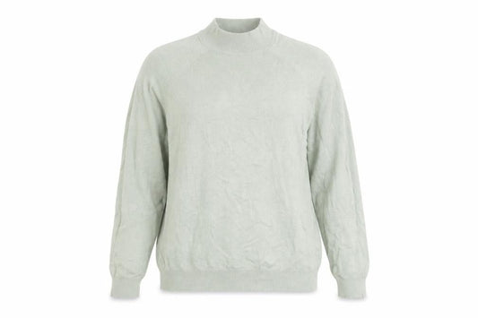 Womens UK Size M Pieces Green Pullover Jumper