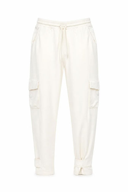 Unisex Adultss UK Size L adidas-activewear Relaxed Fit Jogger White Trousers