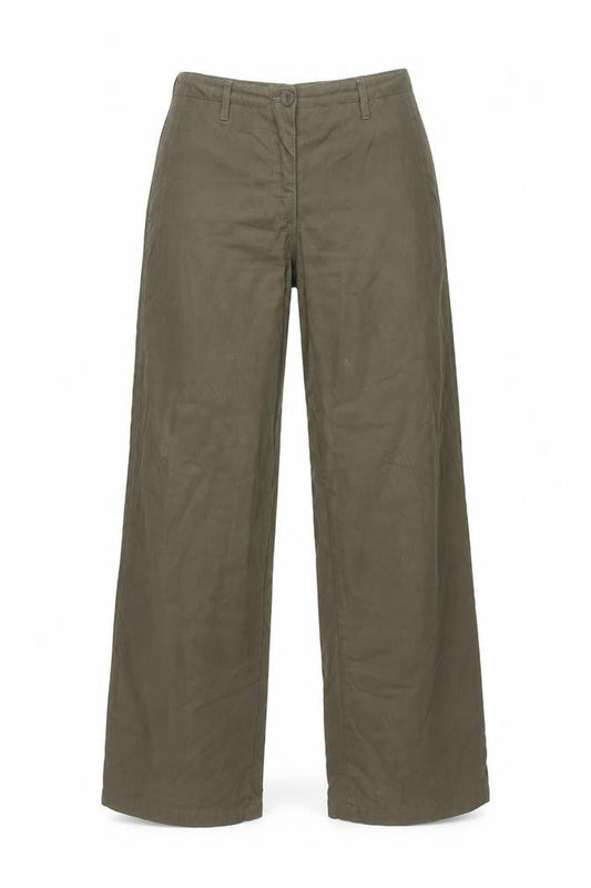 Womens UK Size 10 Calvin Klein Regular Fit Khakis Green Trousers