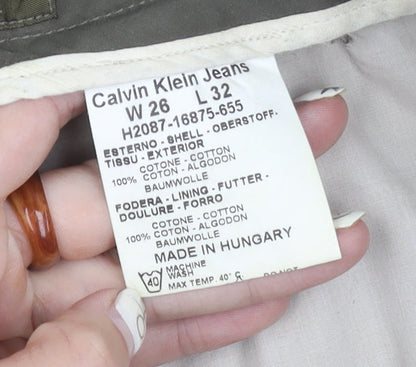 Calvin Klein Women's Green Khakis Size 10