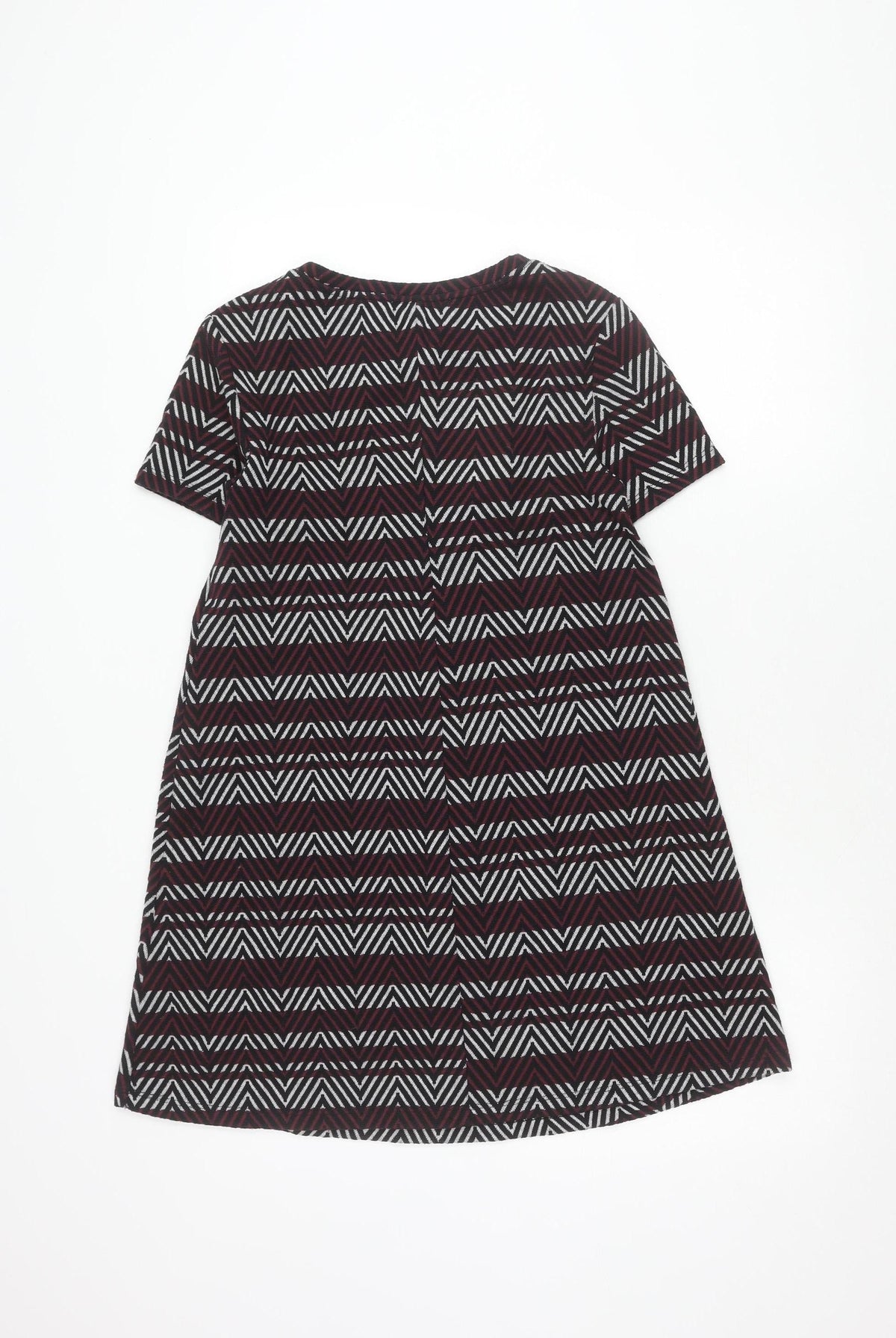 Zara Women's Multicoloured Geometric Shift Dress Size 12