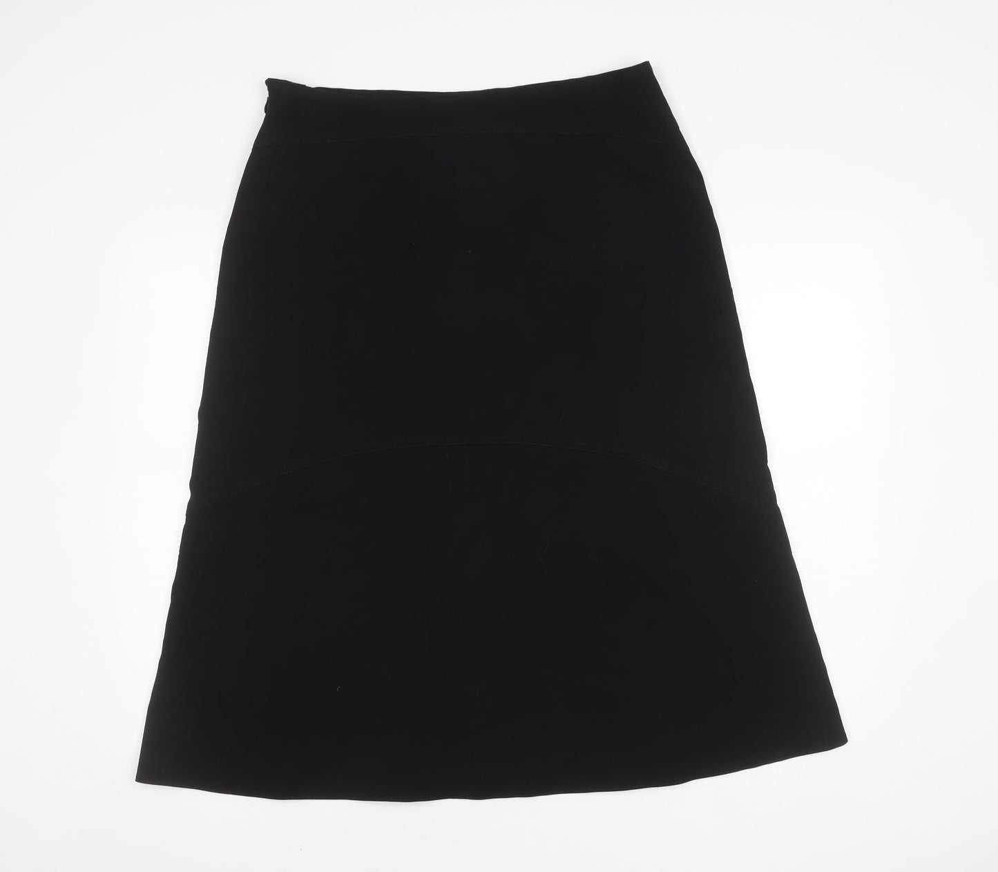 Berkertex Women's Black A-Line Midi Skirt Size 16