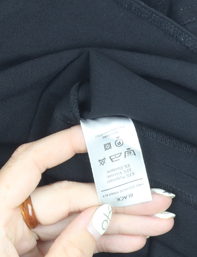 Berkertex Women's Black A-Line Midi Skirt Size 16