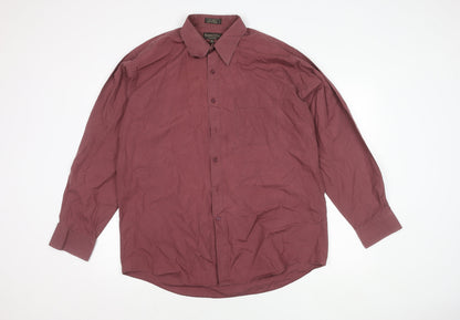 Roberto Villini Mens Multicoloured 16.5 Button-Up Shirt