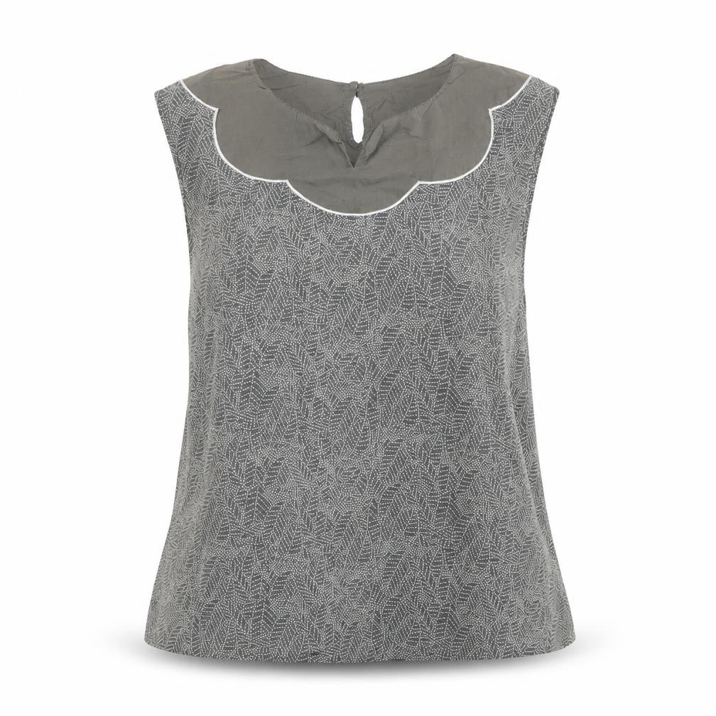 Womens UK Size XS Banana Republic Grey  Blouse