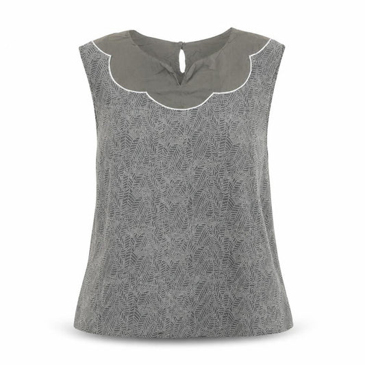 Womens UK Size XS Banana Republic Grey  Blouse