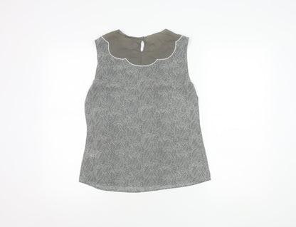 Banana Republic Women's Grey XS Blouse Sleeveless