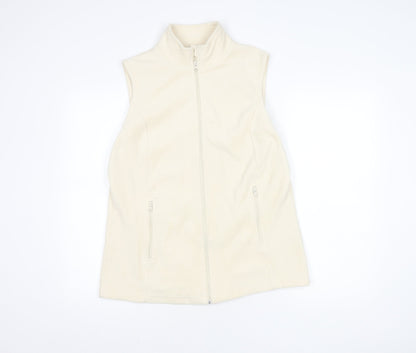 Damart Women's Ivory Fleece Waistcoat Size 14/18