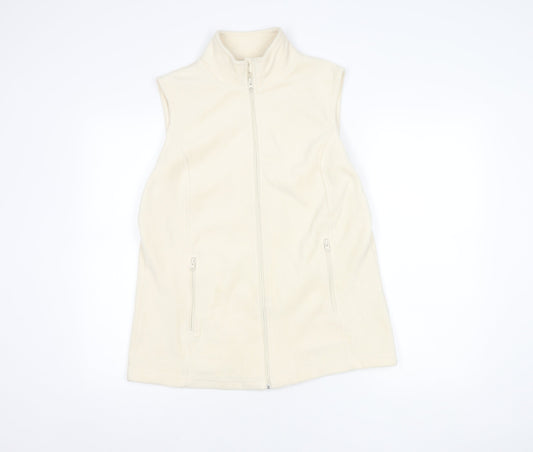 Damart Women's Ivory Fleece Waistcoat Size 14/18