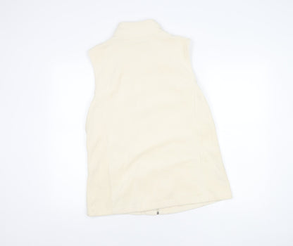 Damart Women's Ivory Fleece Waistcoat Size 14/18