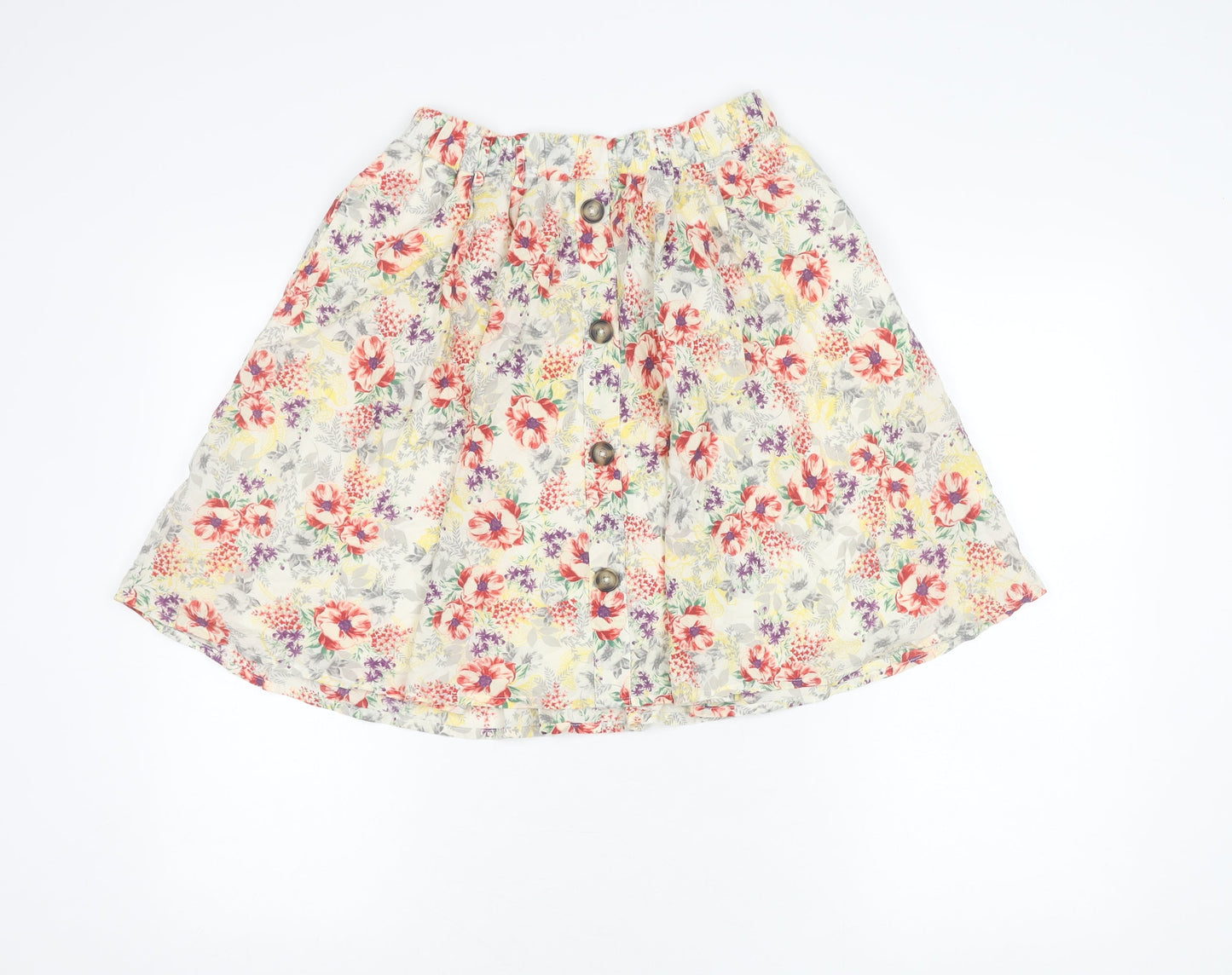 Marks and Spencer Floral Skirt Set Women Multicoloured UK 8