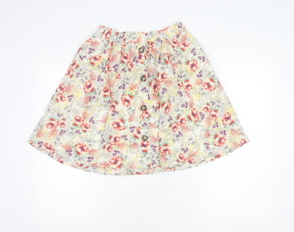 Marks and Spencer Floral Skirt Set Women Multicoloured UK 8