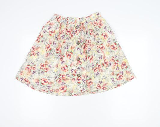 Marks and Spencer Floral Skirt Set Women Multicoloured UK 8