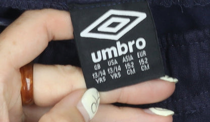 Umbro Teens Blue Jogger Trousers - L
