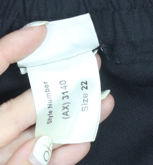 Roman Originals Black Women Trousers Size 22