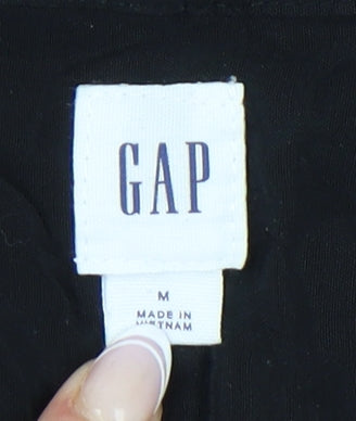 GAP Women's Black Sleeveless Blouse, Medium, Relaxed Fit