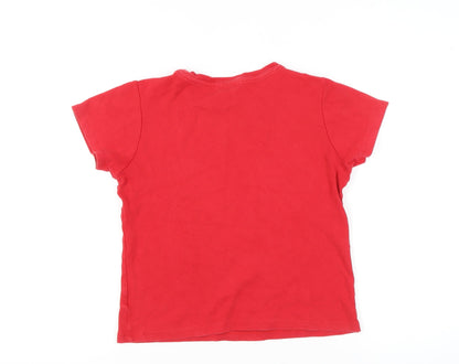 New Look Women's Red T-Shirt UK Size 14