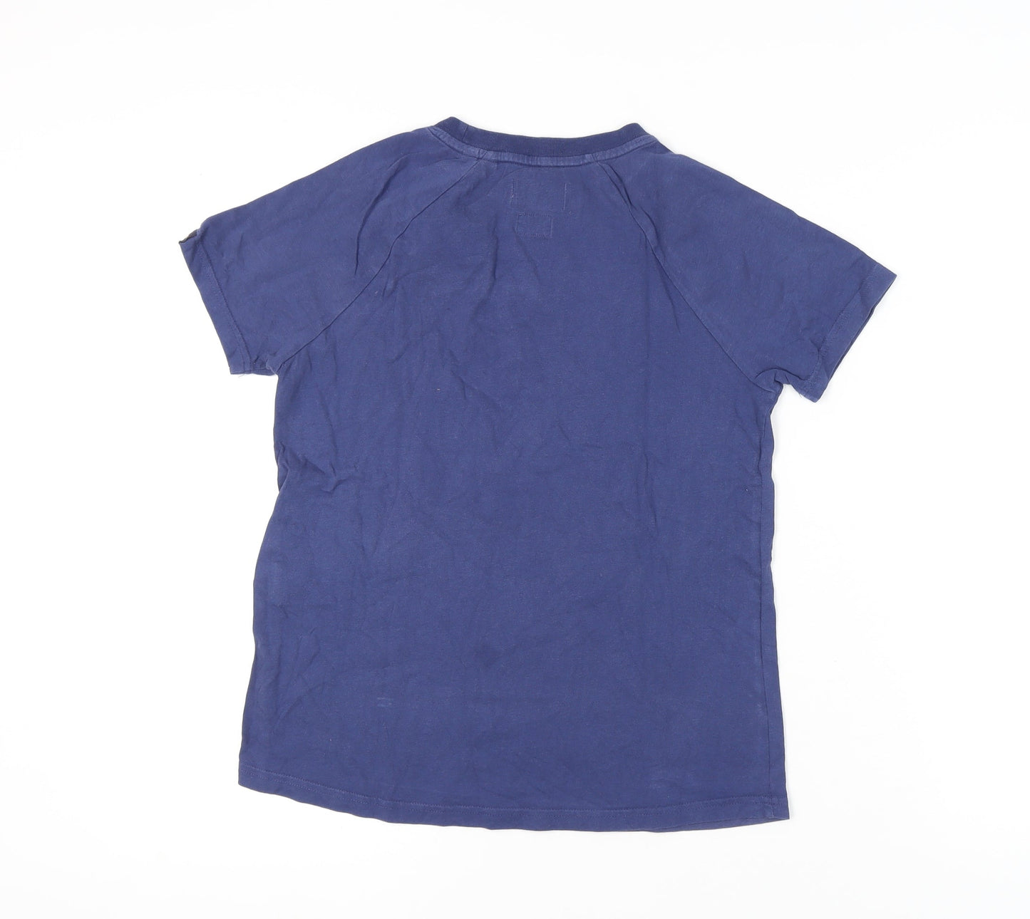 Unisex Adults UK Size 8 Superdry Blue  T-Shirt