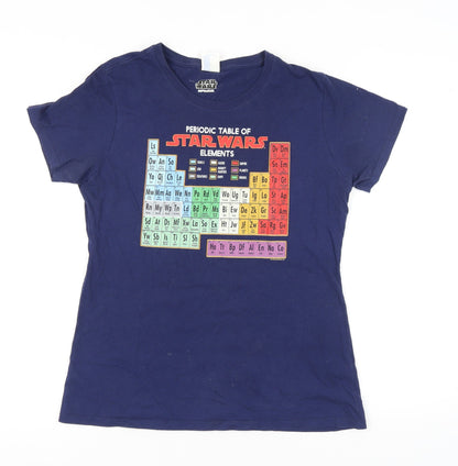 Port & Company Men's Blue Star Wars Graphic T-Shirt - Large