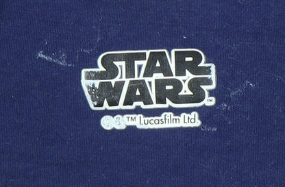 Port & Company Men's Blue Star Wars Graphic T-Shirt - Large