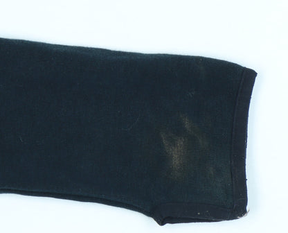 Ellesse Women's Black Zip Jacket, Size L, Logo Accent