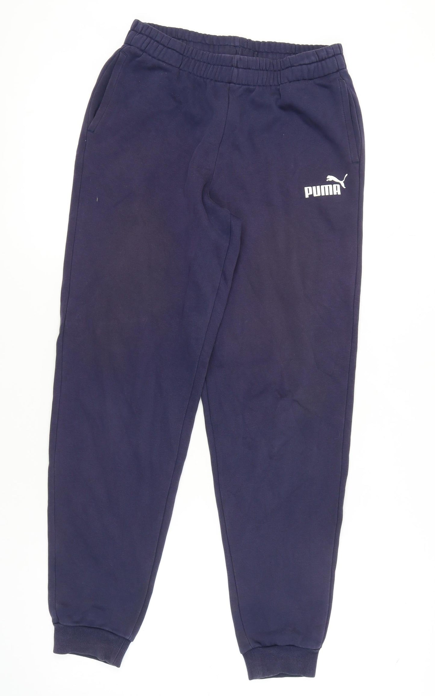 Puma Boys Blue Jogger Trousers XL